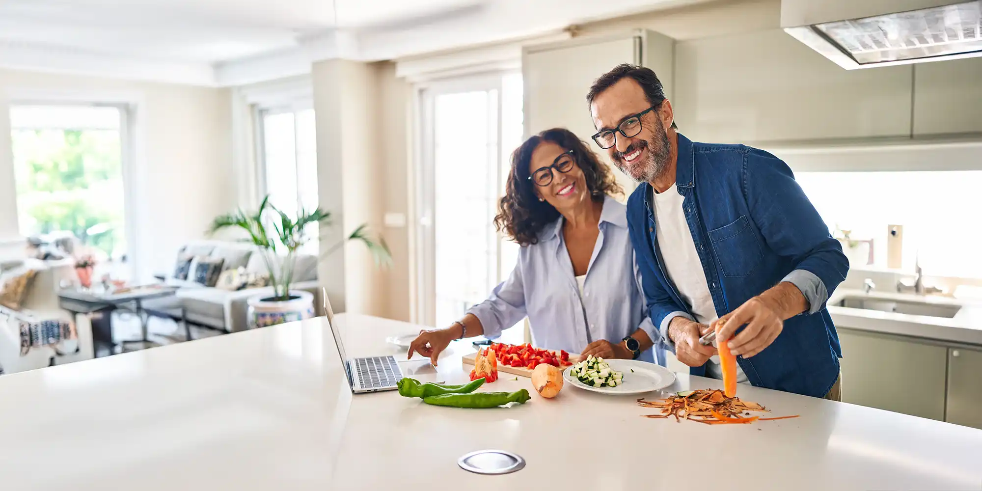 Happy-Healthy-Eating-Seniors-In-Kitchen-Violet-Template.webp