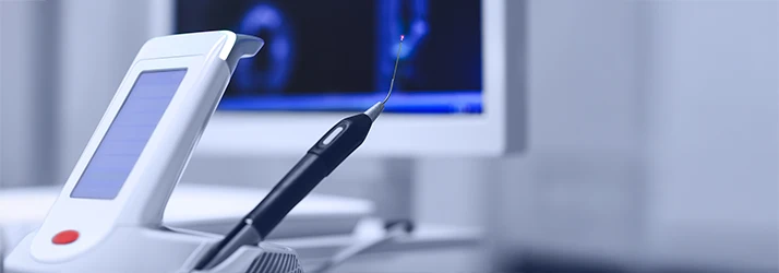 Advanced laser periodontal equipment used by periodontists for precise, minimally invasive gum disease treatments.